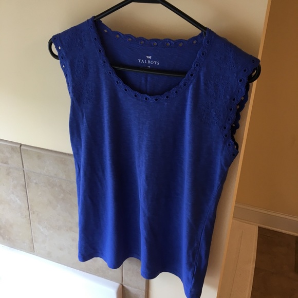 Talbots Tops - Talbots eyelet tank top XS